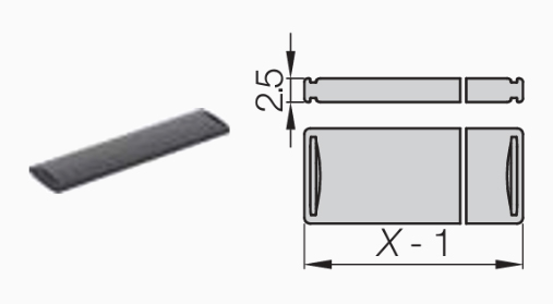 EasyClip mini E15i - Горизонтальные перегородки SH25